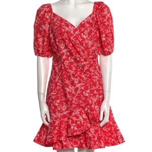 Sachin + Babi Red Floral Mini Dress